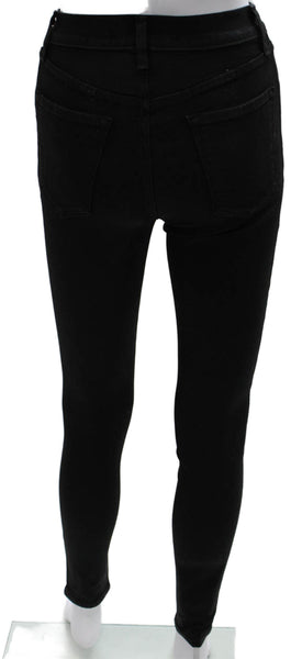 J Brand Women Skinny Black Jeans High Rise Size 26