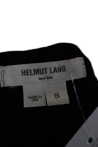 Helmut Lang Womens Wrap Viscose Cowl Neck Long Sleeve Sweater Black Size S