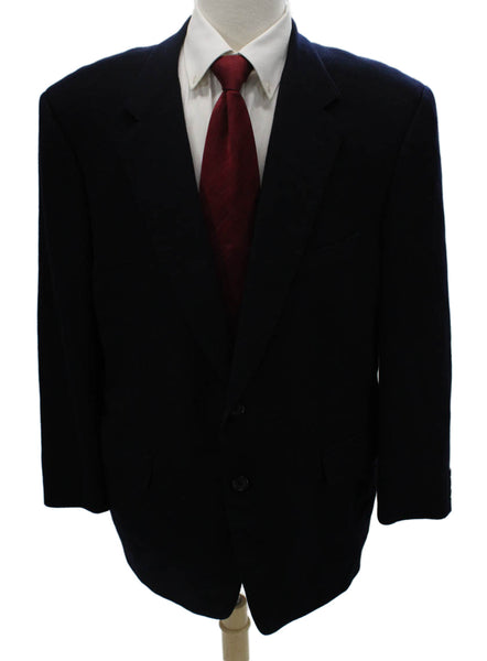 Trussini Mens Cashmere Blue Blazer Size 58