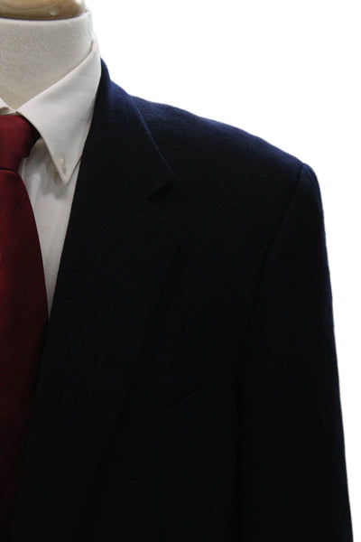 Trussini Mens Cashmere Blue Blazer Size 58