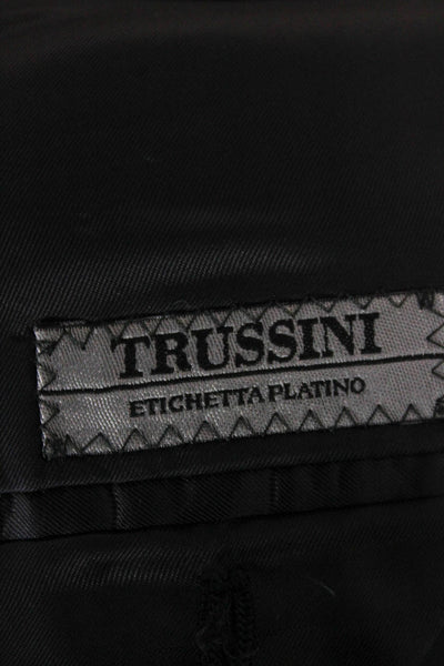 Trussini Mens Cashmere Blue Blazer Size 58