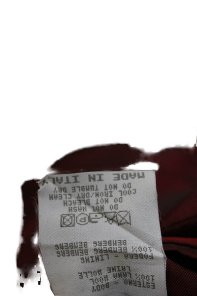 Etro Milano Mens Blazer Brown Herringbone Wool Size 42