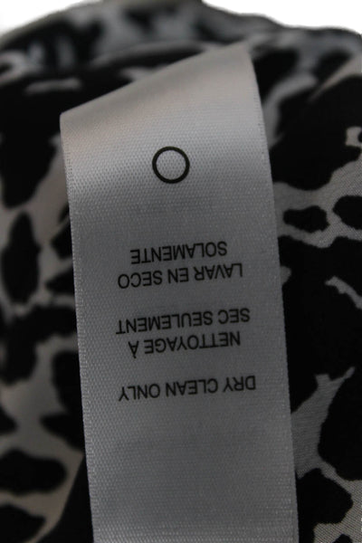 Frame Womens Silk V Neck Animal Print Sleeveless Tank Multicolor Size XS