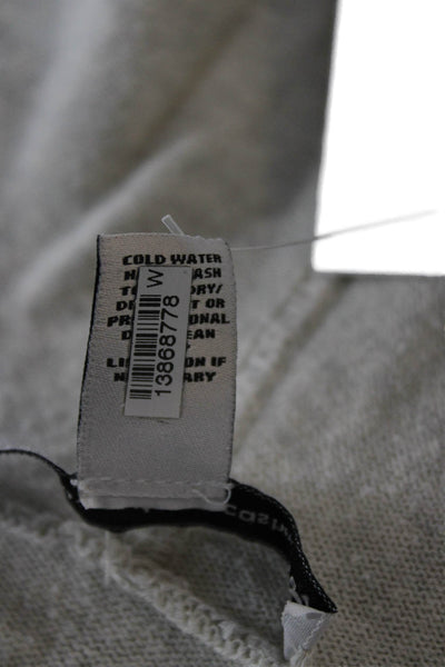 Cotton By Autumn Cashmere Womens Full Zip Hoodie Gray Cotton Size XS