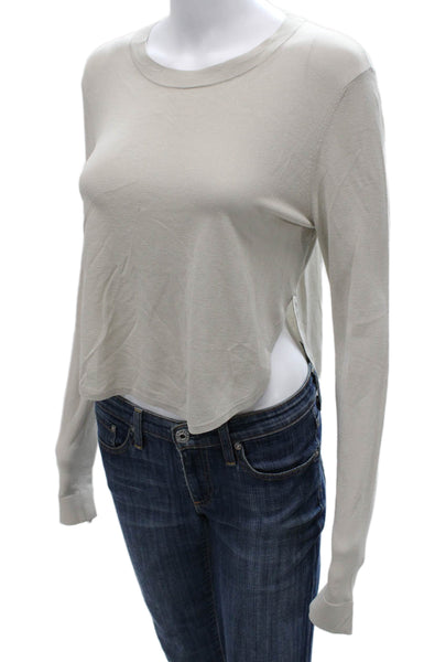 Robert Rodriguez Womens Beige Viscose Pullover Sweater Long Sleeve Size S