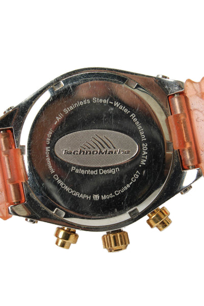TechnoMarine Womens Two-Tone Cruise CG7 Chronograph Quartz Watch 37mm