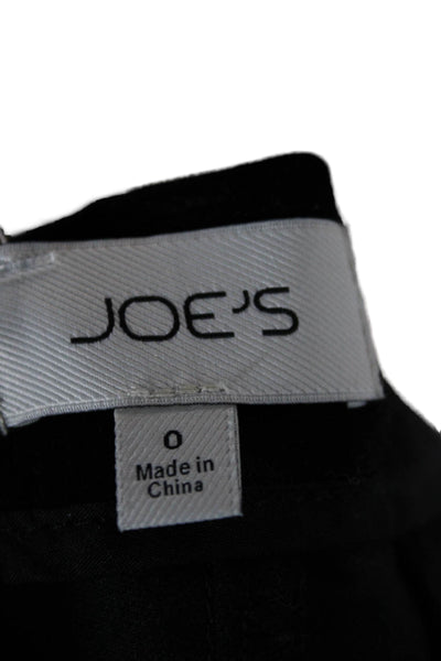 Joes Jeans Womens Hot Pants Black Size 0