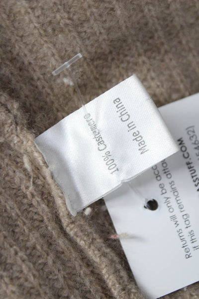 La Ligne Womens Beige Cashmere Turtleneck Pullover Sweater Long Sleeve Size XS