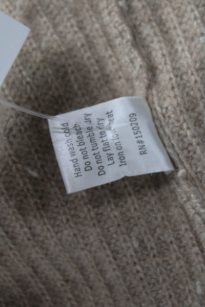 La Ligne Womens Beige Cashmere Turtleneck Pullover Sweater Long Sleeve Size XS