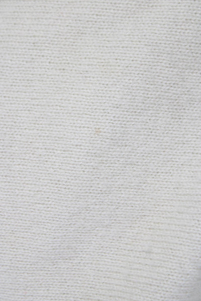 Everlane Women Cashmere Mock Neck Pullover Sweater Ivory Long Sleeve Size XS