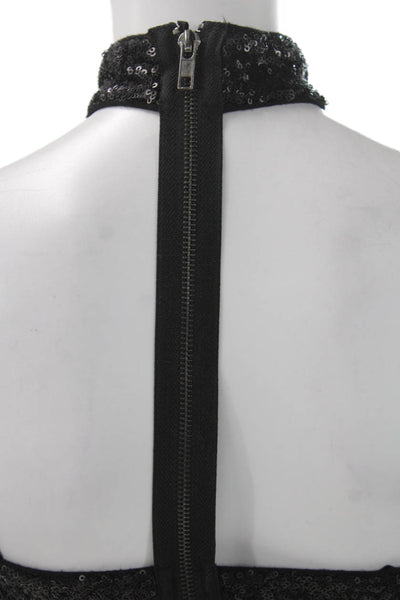 Bailey 44 Womens Bodycon Dress Black Strapless Short Nylon Zip Size XS