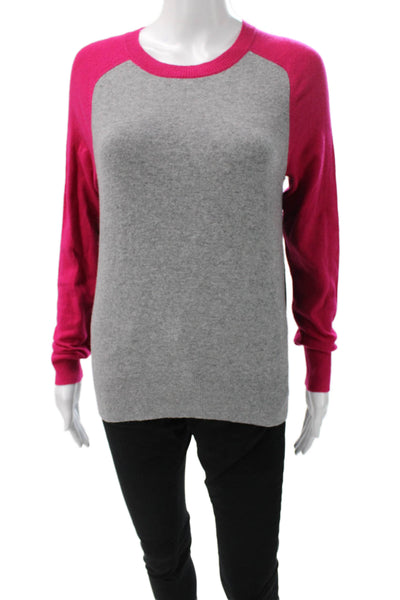Banana Republic Womens Merino Wool Crew Neck Pullover Sweater Gray Size S