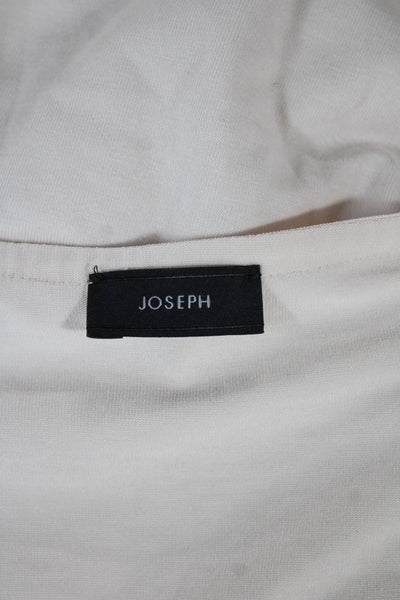 Joseph Womens Sleeveless Tunic Beige Cotton Round Neck Size S