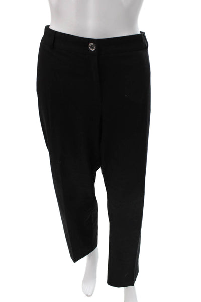 Michael Michael Kors Womens Dress Pants Black Polyester Inseam 28 Size 16