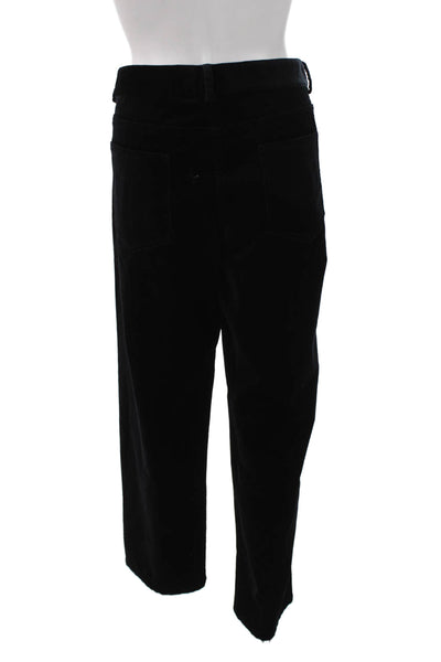 Eileen Fisher Womens Dress Pants Black Cotton Size L