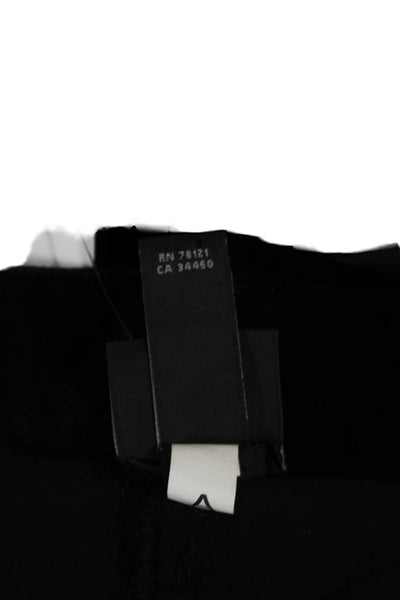 Eileen Fisher Womens Dress Pants Black Cotton Size L
