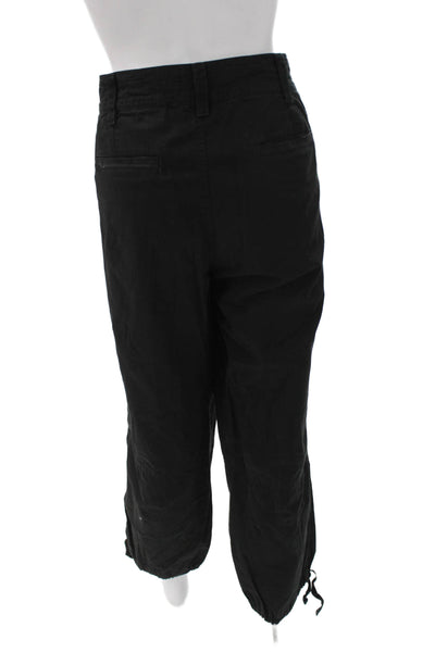 Lauren Ralph Lauren Womens Black Cargo Pants Cotton Size 16