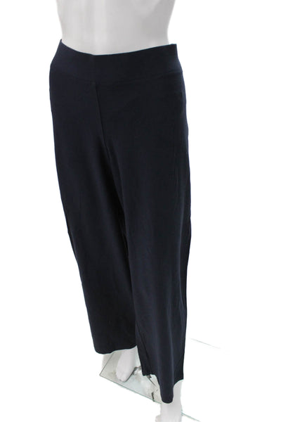Eileen Fisher Women Dress Pants Blue Polyester Size L