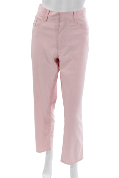 RLX Ralph Lauren Women Cropped Pink Polyester Pants Size 32