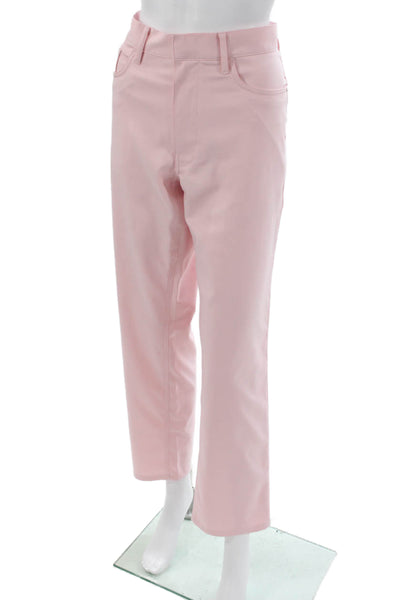 RLX Ralph Lauren Women Cropped Pink Polyester Pants Size 32