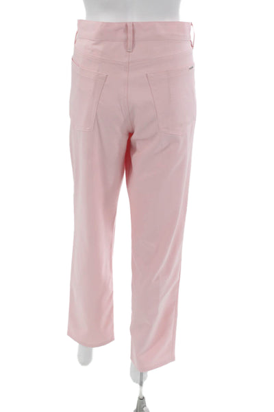 RLX Ralph Lauren Women Cropped Pink Polyester Pants Size 32