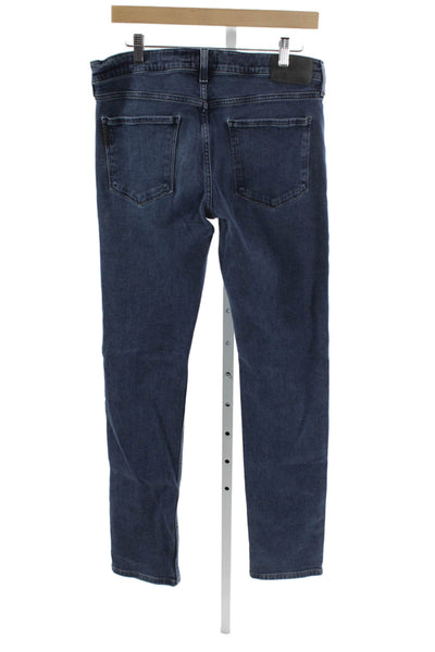 Paige Mens Skinny Jeans Blue Cotton High Rise Size 33