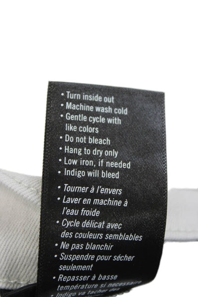 Paige Mens Straight Gray Rayon Pants High Rise Inseam 30 Size 31