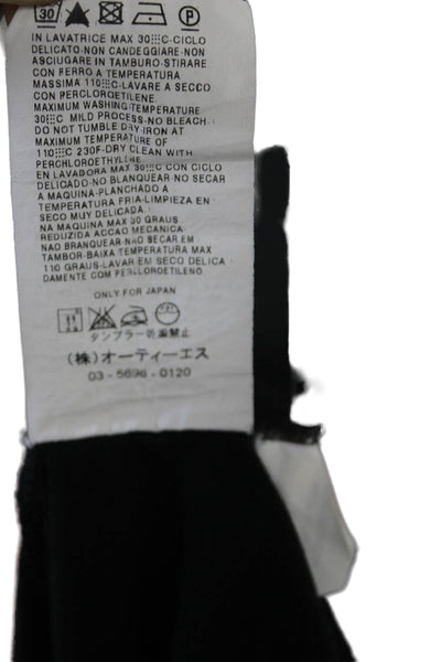 Sport Max Womens Jersey Tank Black Round Neck 94% Cotton 6% Elastane Size L