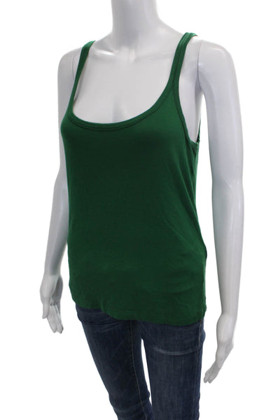 Max Mara Women Green Camisole Scoop Neck Viscose Blend Size L