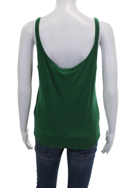 Max Mara Women Green Camisole Scoop Neck Viscose Blend Size L