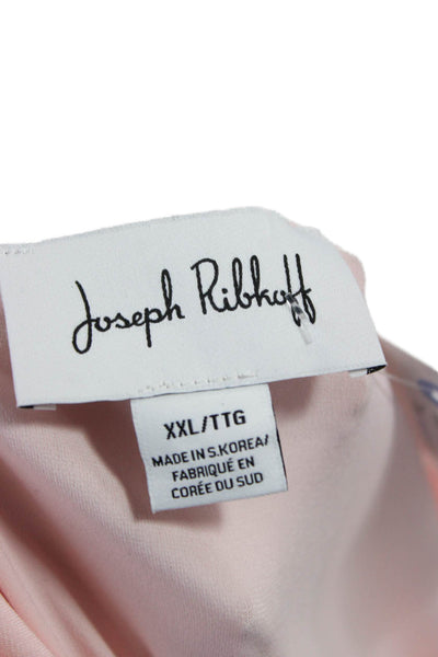 Joseph Ribkoff Women Sleeveless Tunic Pink Scoop Neck Polyester Size 2XL