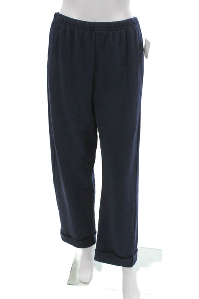 Pharaoh Unisex Adults Sweatpants Blue Cotton Pull On Size XL