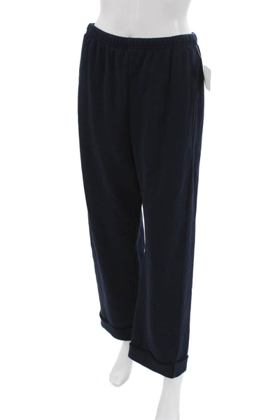 Pharaoh Unisex Adults Sweatpants Blue Cotton Pull On Size XL