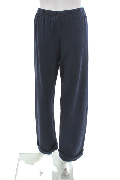 Pharaoh Unisex Adults Sweatpants Blue Cotton Pull On Size XL