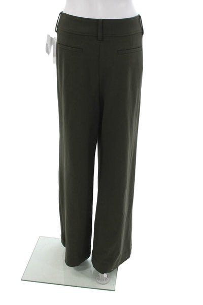 Drew Womens Dress Pants Green Rayon Zip Inseam 32 Size 12