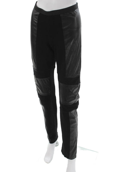 BCBG Max Azria Women Ankle Colorblock Polyester Leggings Size L