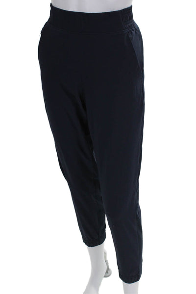 Athleta Women Jogger Pants Blue Polyester Blend Pull On Size 2