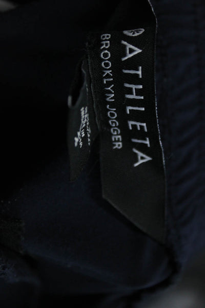 Athleta Women Jogger Pants Blue Polyester Blend Pull On Size 2
