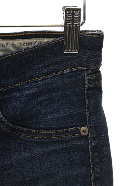 Rag & Bone Jean Women Skinny Jeans Blue Low Rise Size 24