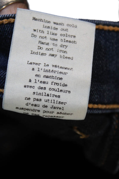 Rag & Bone Jean Women Skinny Jeans Blue Low Rise Size 24
