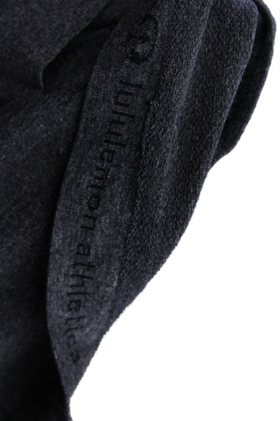 Lululemon Women Gray Nylon Crew Neck Pullover Long Sleeve Size 6