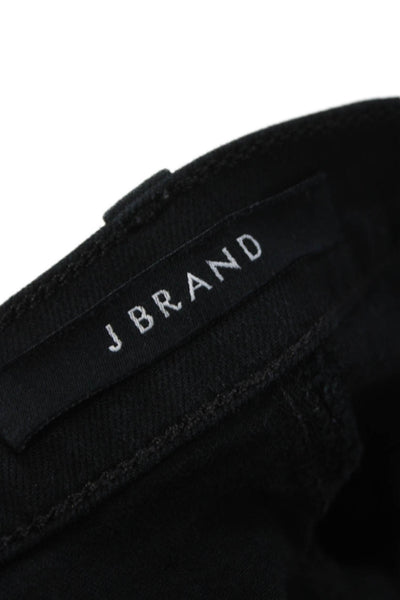 J Brand Women Skinny Black Viscose Mid Rise Jeans Size 29