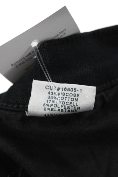 J Brand Women Skinny Black Viscose Mid Rise Jeans Size 29