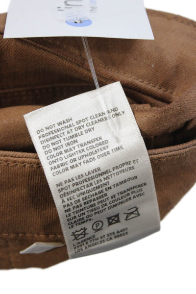 L'Agence Womens Skinny Brown Jeans Size 26