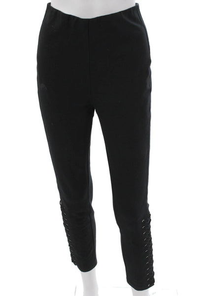 Derek Lam 10 Crosby Women Ankle Leggings Black Cotton Size 2