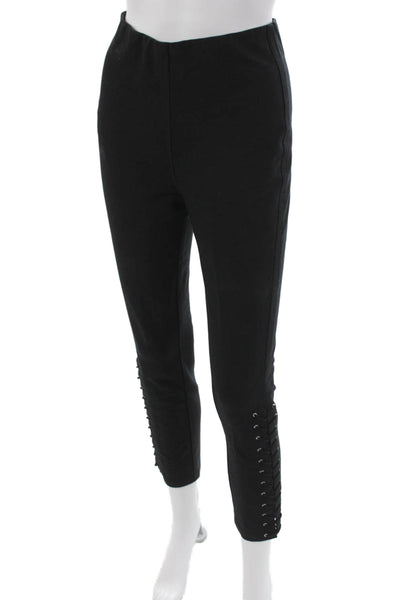 Derek Lam 10 Crosby Women Ankle Leggings Black Cotton Size 2