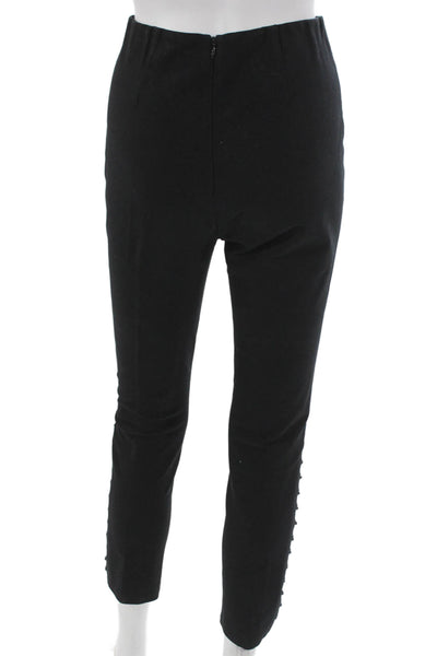 Derek Lam 10 Crosby Women Ankle Leggings Black Cotton Size 2