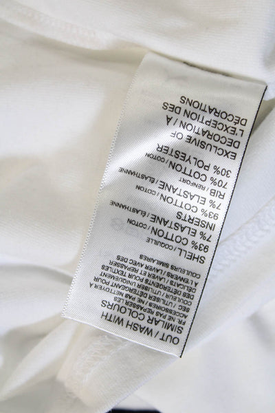 Fenty Puma by Rihanna Women Ringer Tee White Crewneck Short Sleeve Size XS