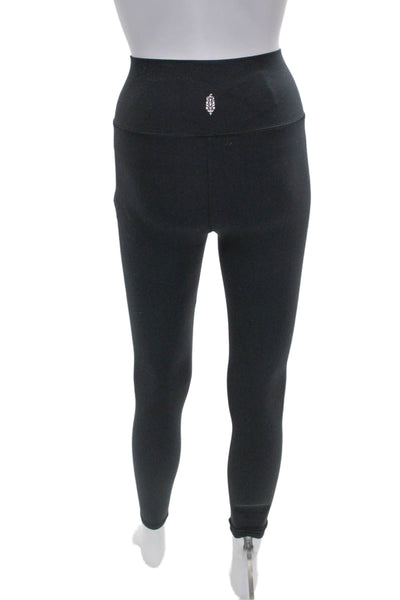 FP Movement Womens Ankle Leggings Black Polyester Size XS