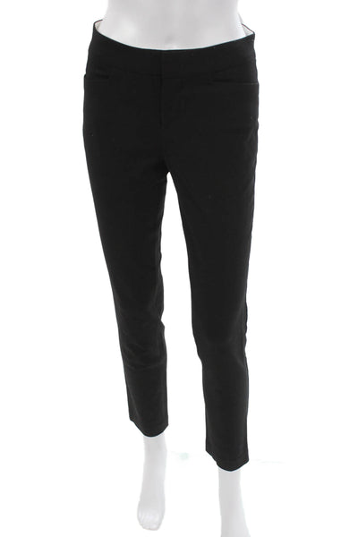 Ecru Women Ankle Pants Black Cotton Pull On Size 0